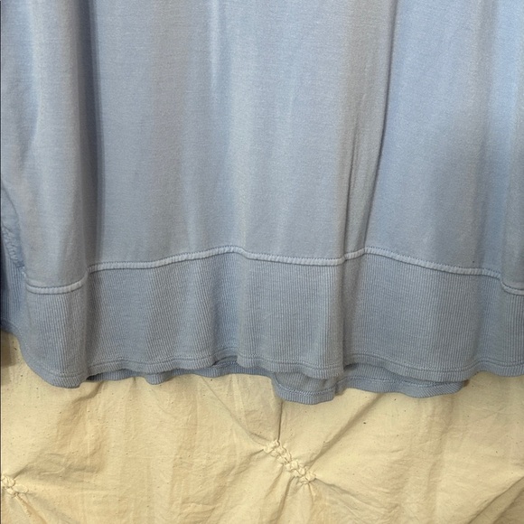 Threads 4 Thought Light Blue Long Sleeve Tunic Sweatshirt - Picture 3 of 8